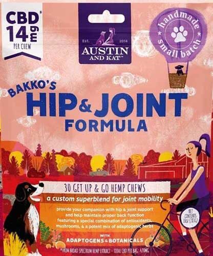 Best cbd dog treats - Austin And Kate Bakko's Hip & Joint CBD Dog Treats