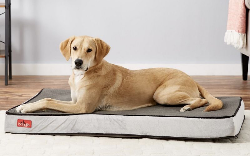 Brindle Plush Orthopedic Pet Bed