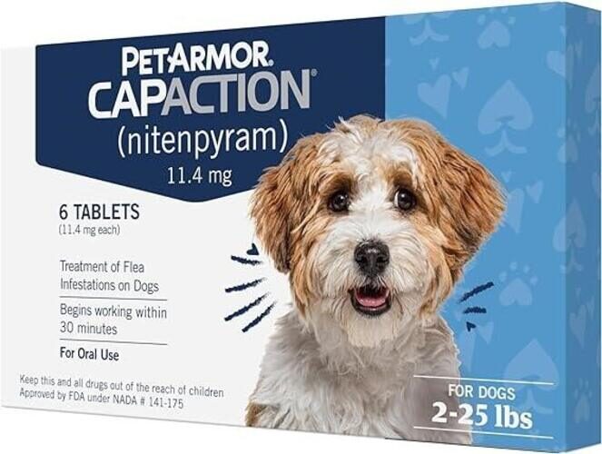 CapAction Oral Flea Treatment Small Dog