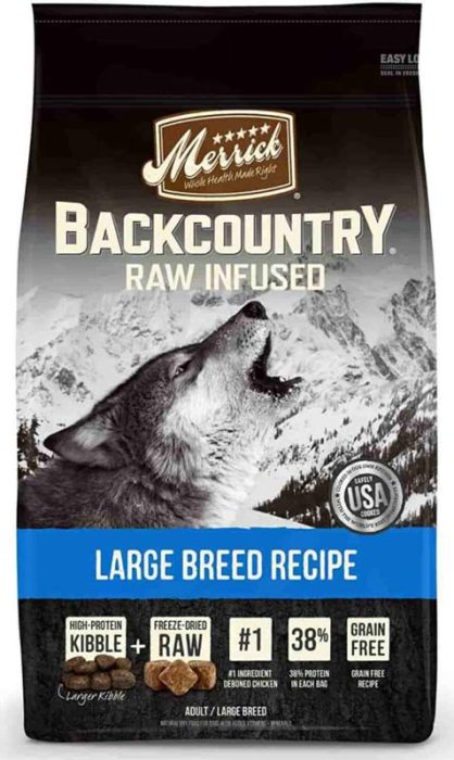 Merrick Backcountry Raw Infused Large Breed
