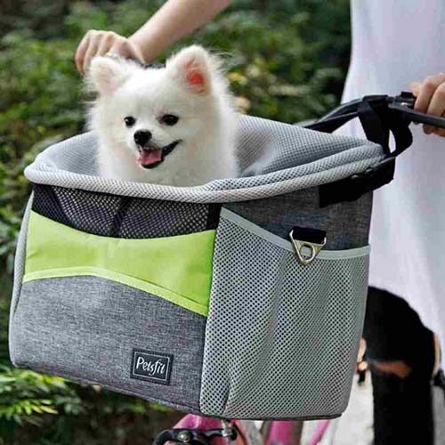 Petsfit-Bike-Dog-Basket-Carrier