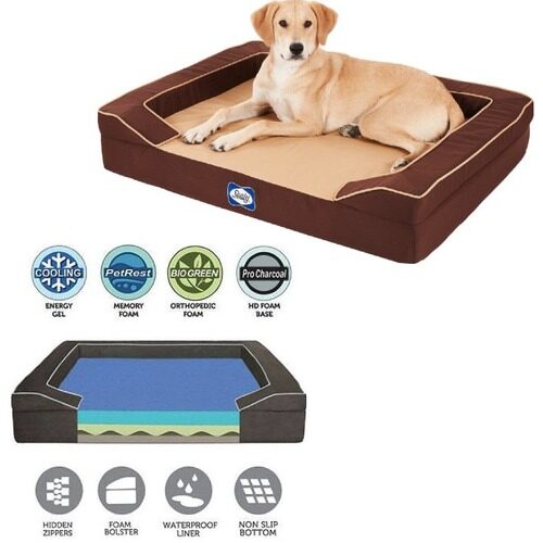 Sealy Lux Premium Orthopedic Memory Foam Dog Bed