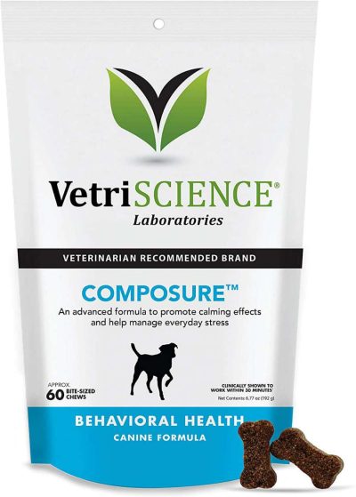 VetriScience Composure Dog Calming Treats For Separation Anxiety