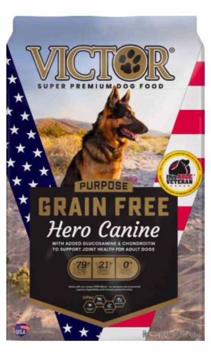 Victor Grain Free Dog Food With Glucosamine Chondroitin